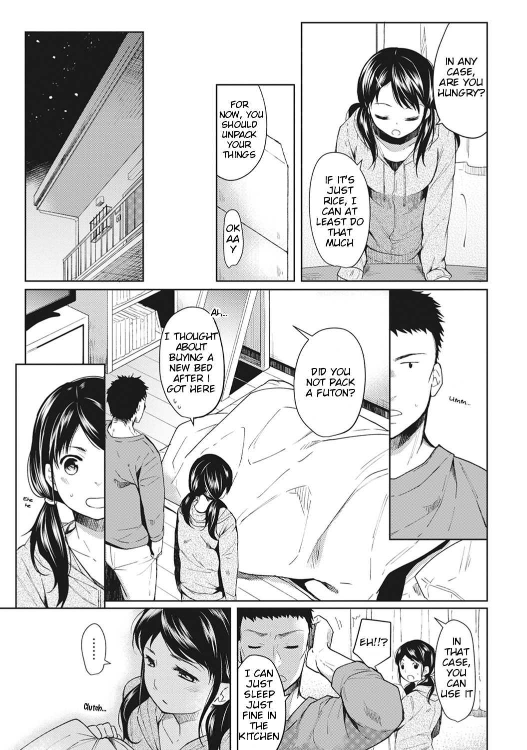 1LDK+JK Ikinari Doukyo? Micchaku!? Hatsu Ecchi!!? Ch. 1 page 6 full