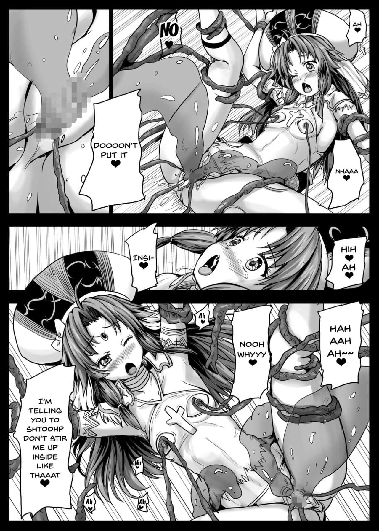 Aigis Shokushu Taisen 2 - Elyse-chan to Shokushu to Slime | Aigis Tentacle Battle 2 - Elyse-chan And The Tentacle Slime page 9 full