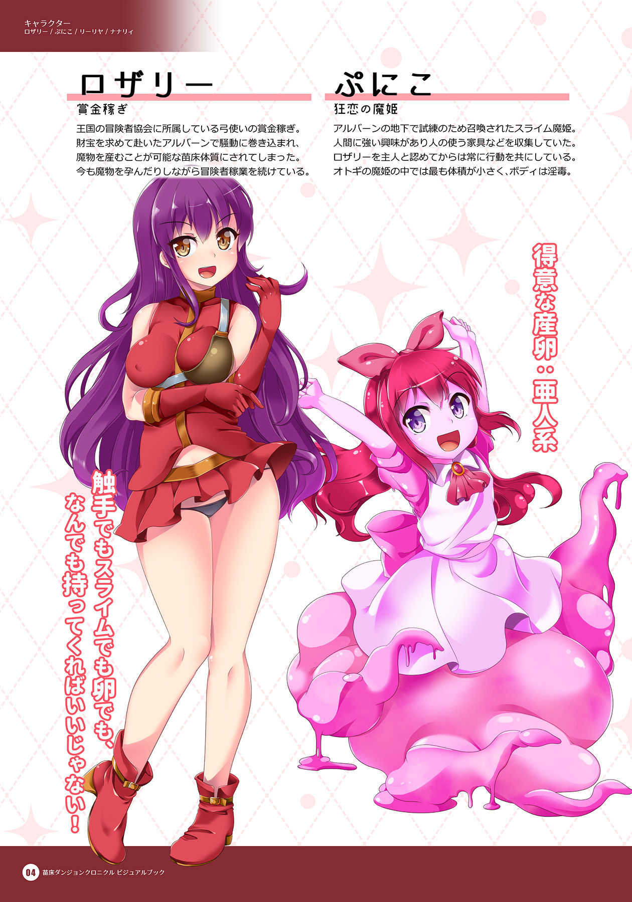 Naedoko Dungeon Chronicle Official Design Works page 3 full