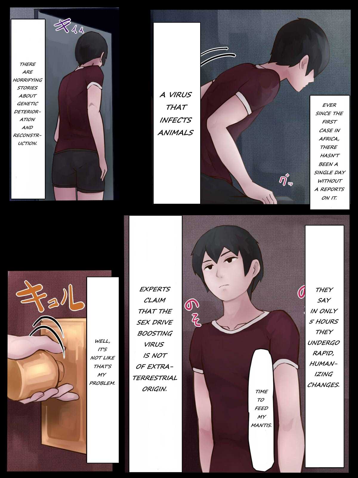 Sex with Mantis Girl -Report of Humanizer Virus Infection- page 3 full