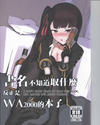 I don't know what to title this book, but anyway it's about WA2000 cover