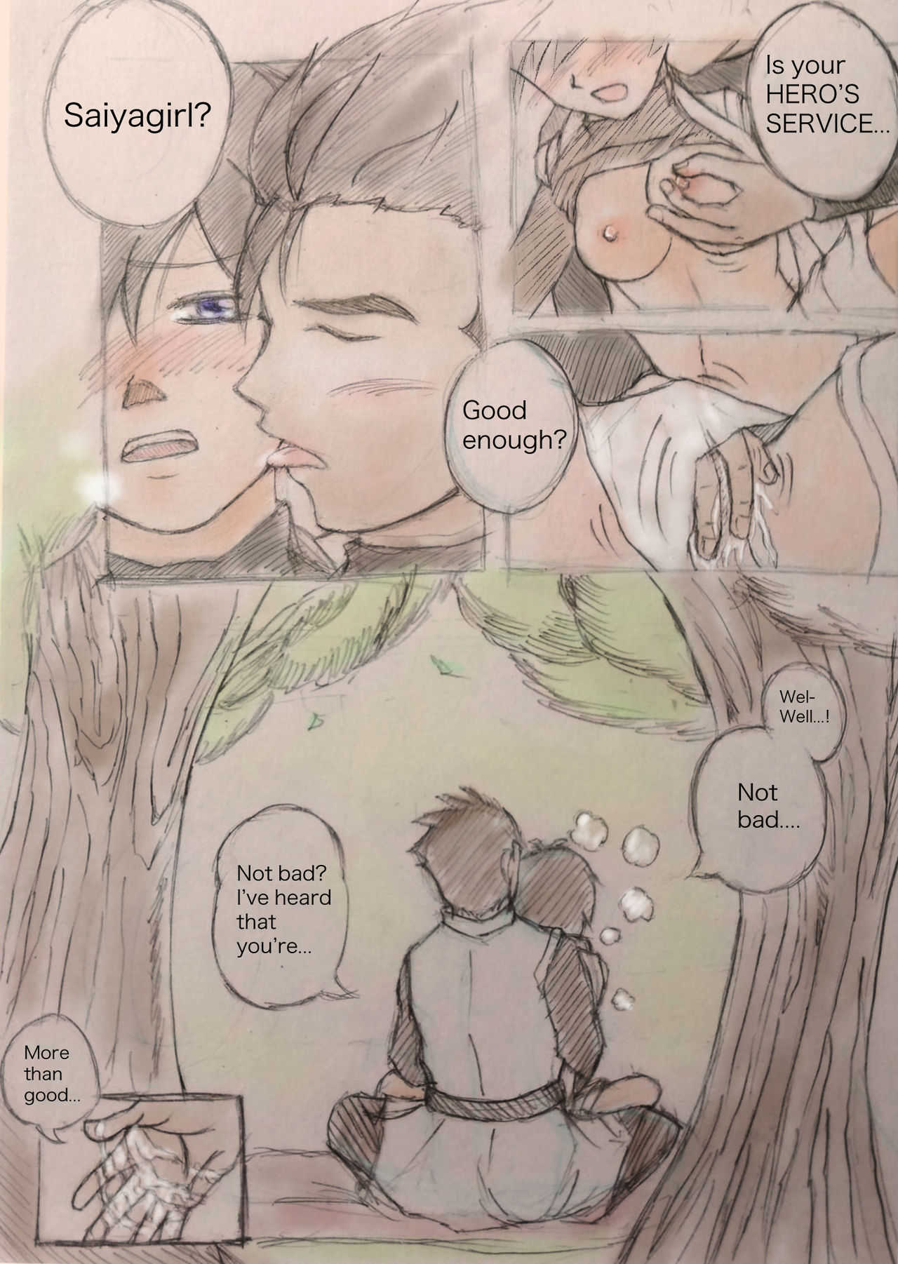 Gohan x Videl: Hero's Games page 3 full