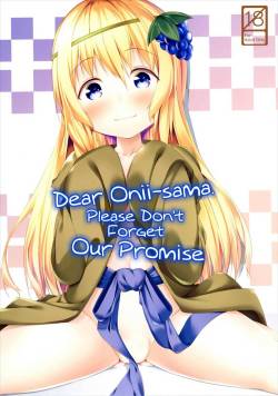 Haikei Onii-sama Yakusoku Owasure Naki You | Dear Onii-sama. Please Don't Forget Our Promise