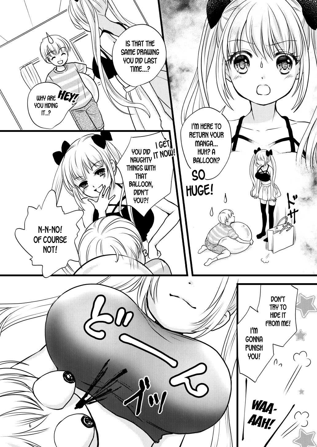 Boku no Osananajimi o Illust Fuusen ni Shitemitara | When I Print My Childhood Friend's Drawing Onto Balloons page 6 full