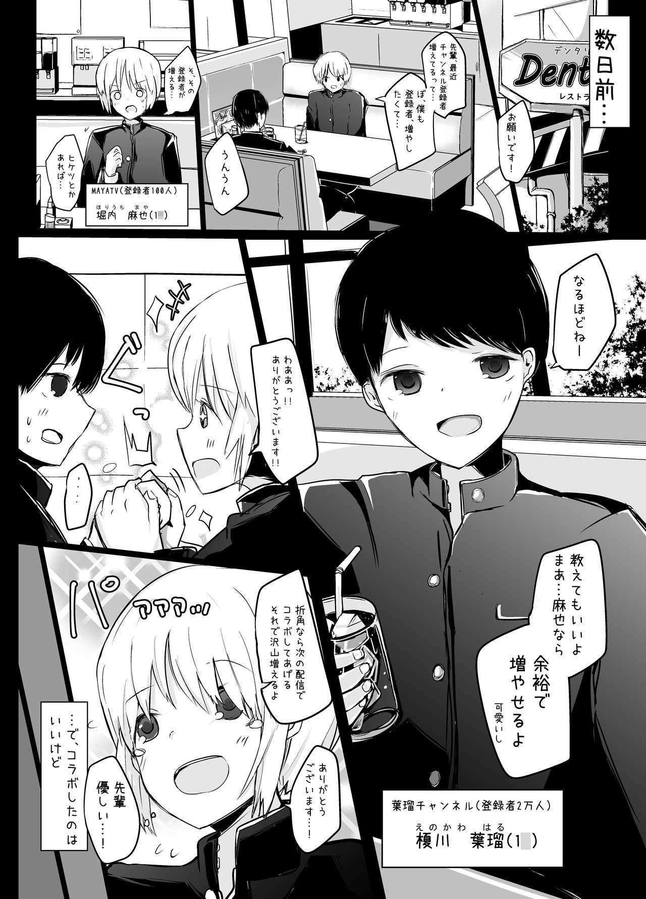 Shima x Miku Ecchi Haishin Yattemita page 5 full