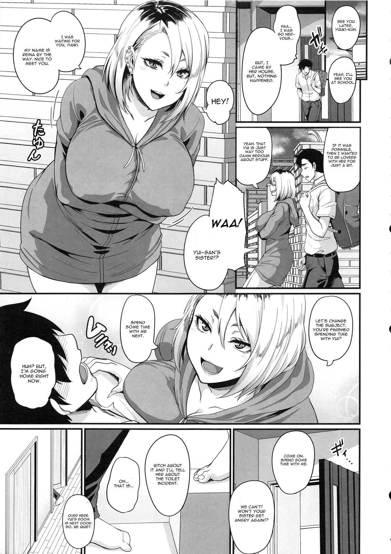 Kanojo no Ane wa Gal de Bitch de Yariman de page 8 full