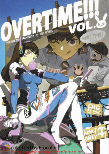 OVERTIME!! OVERWATCH FANBOOK VOL. 2 cover