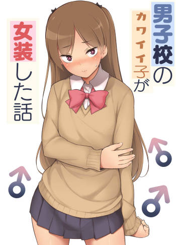 Danshikou no kawaiiko ga Josou shita hanasahi cover