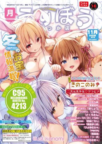 月刊うりぼうざっか店 2018年11月25日発行号 cover