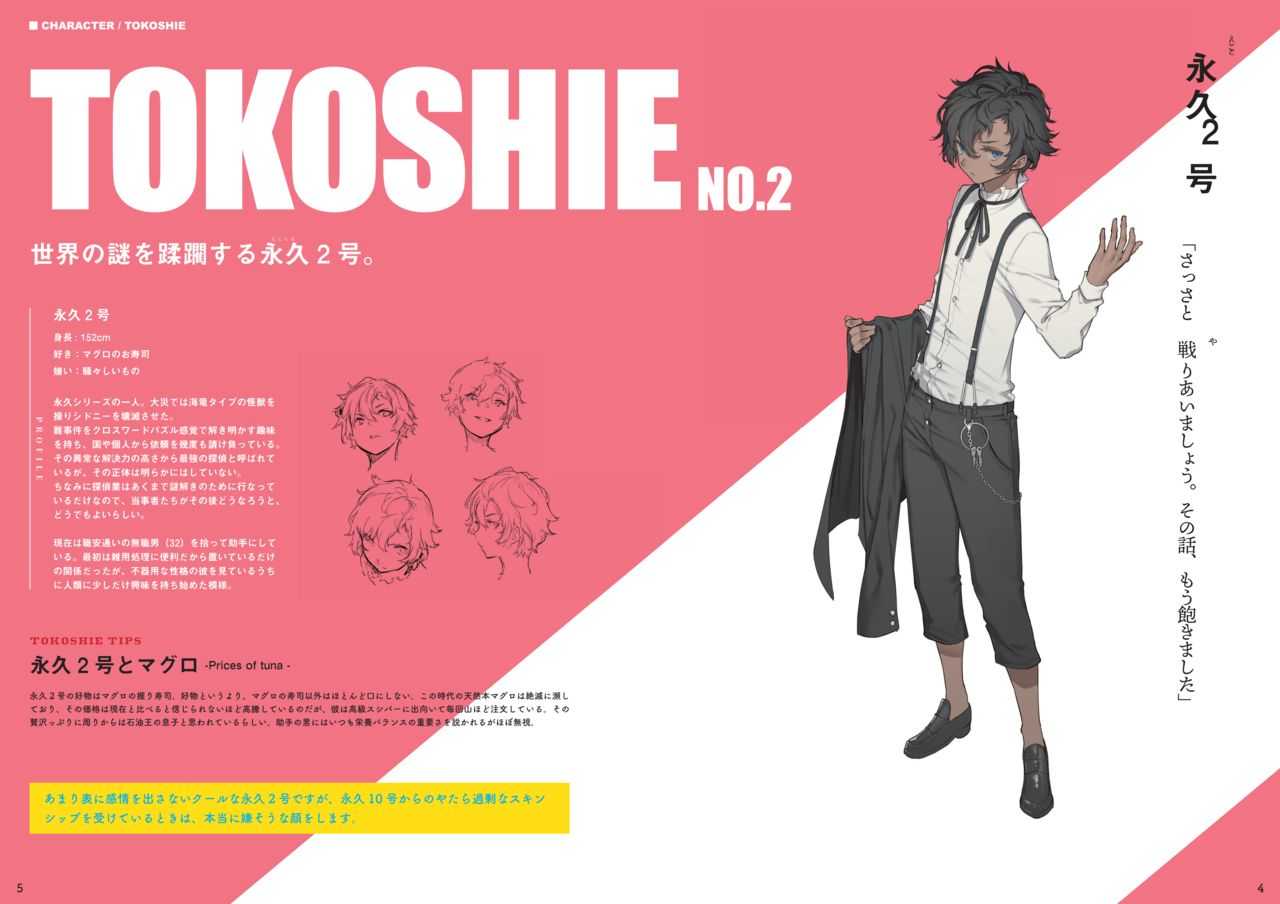 TOKOSHIE x BULLET 设定资料集 3 page 3 full