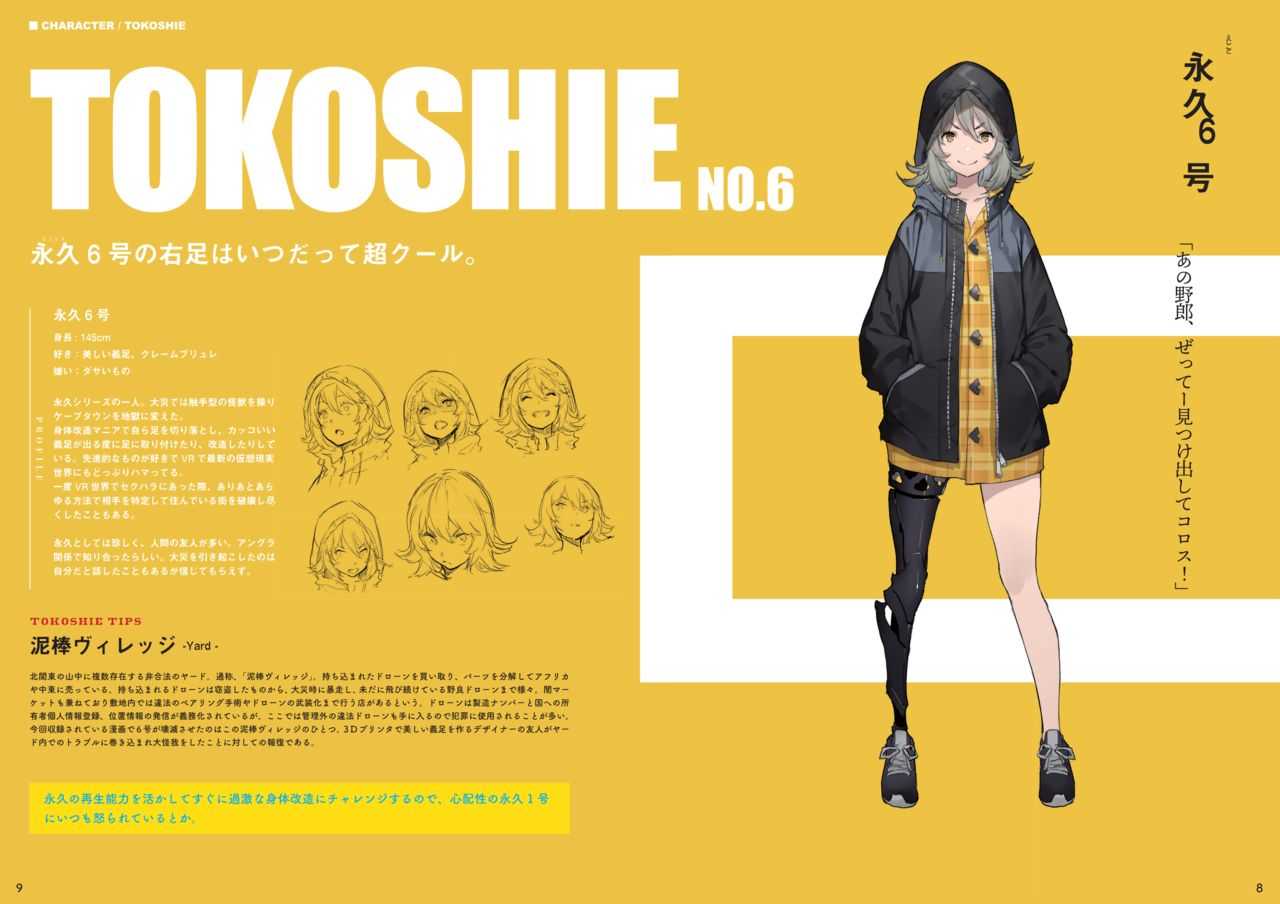 TOKOSHIE x BULLET 设定资料集 3 page 5 full
