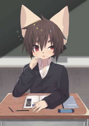 授業中に勃起したところを同級生♂に目撃されてえっちなことされる本 无字版 cover