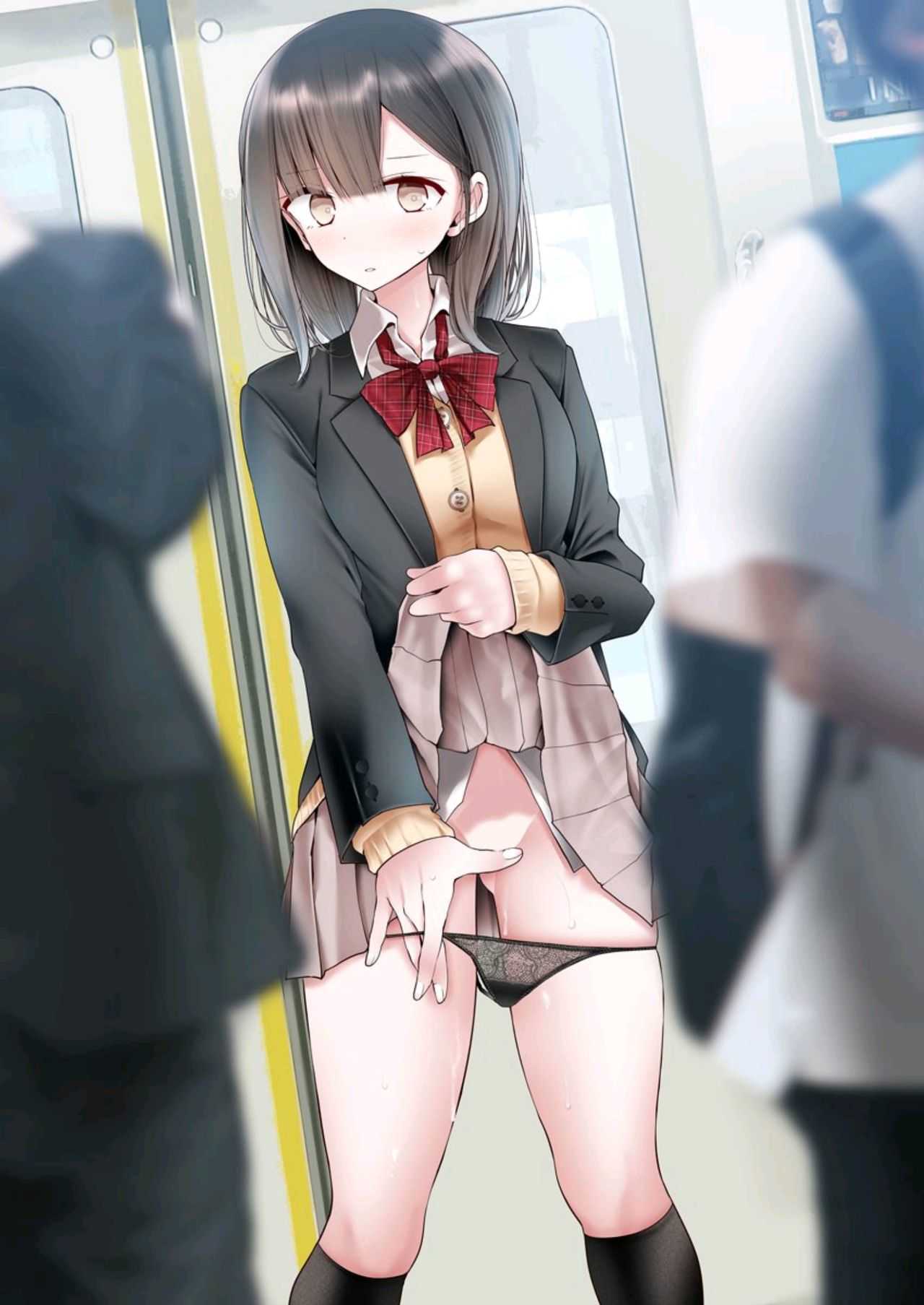tsukin densha de pantsu o misete kuru JK ga itanode hametemita 2 page 3 full