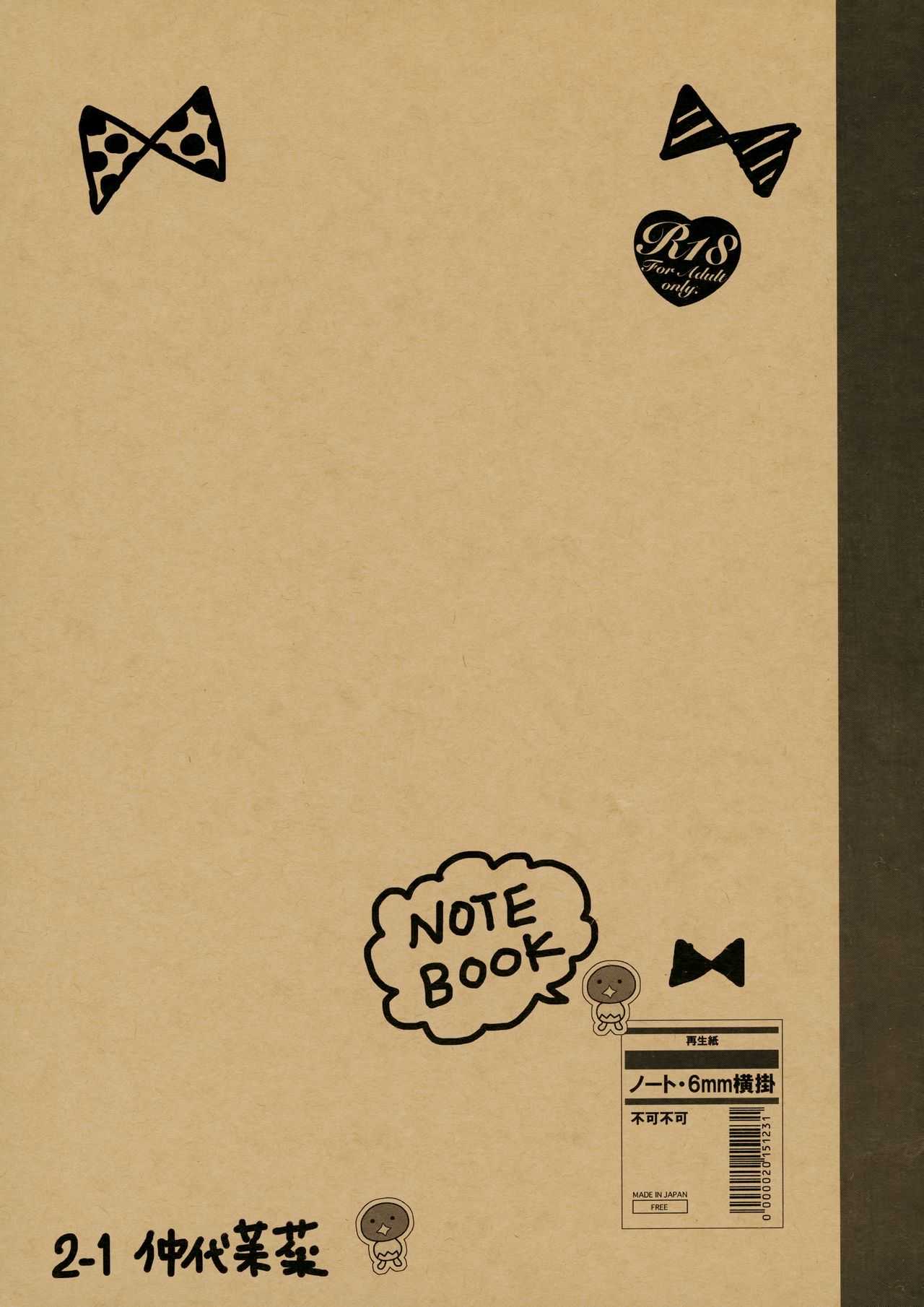 Notebook 2-1 Nakadai Mana page 1 full