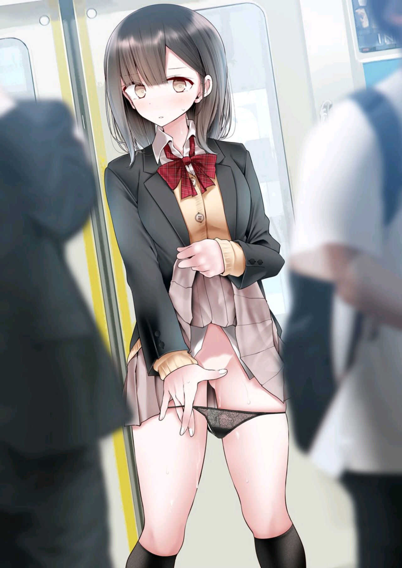 Tsuukin Densha de Pantsu o Misete Kuru JK ga Ita no de Hametemita 2 page 3 full