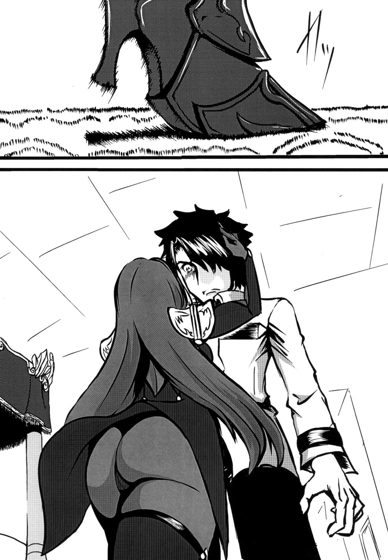 Scathach Shishou o Shisshin Kairaku Ochi Sasenai to Derarenai Heya page 3 full