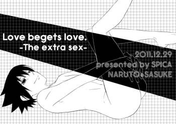 Love begets love. ‐The extra sex‐ cover