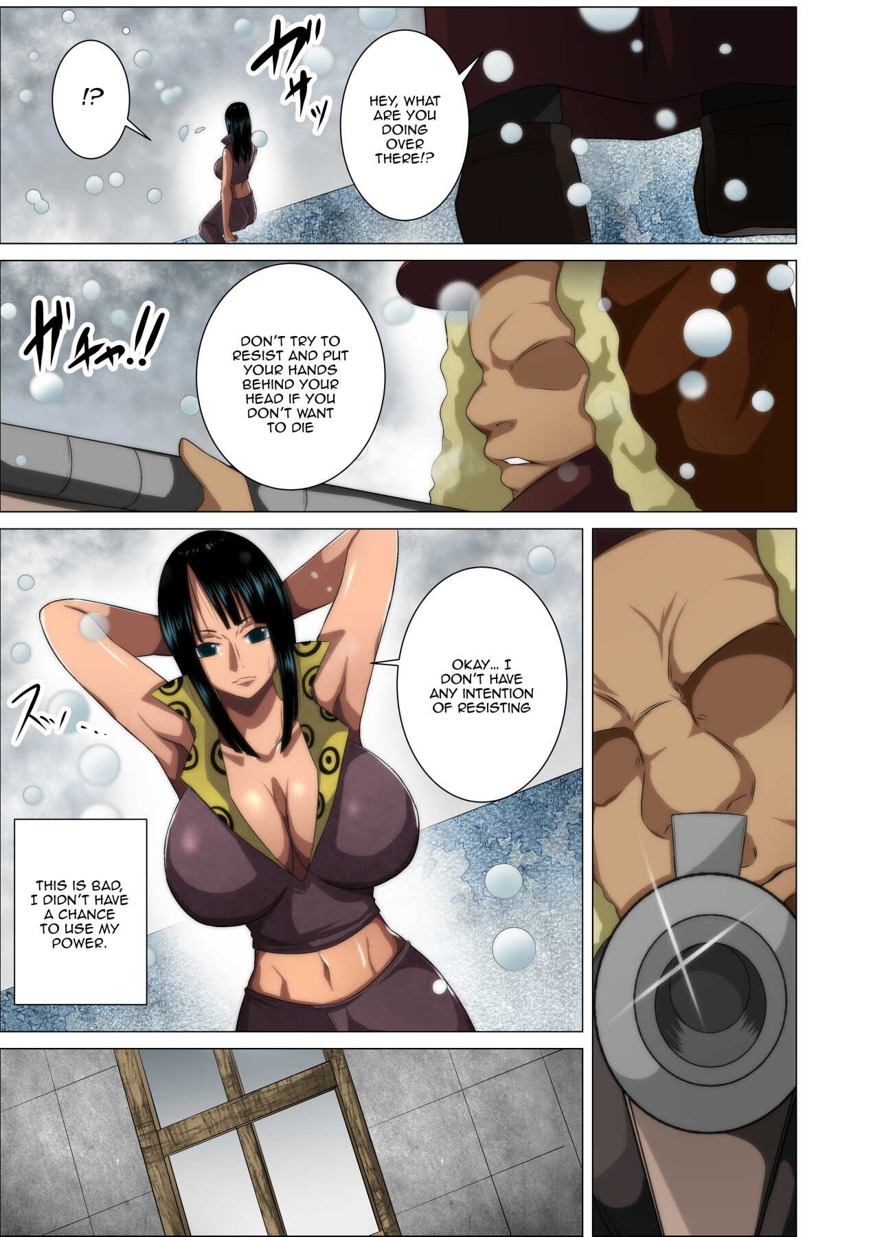Torawareta Bakunyuu Kaizoku no Matsuro | The Fate Of The Captured Big Breasted Pirate page 3 full