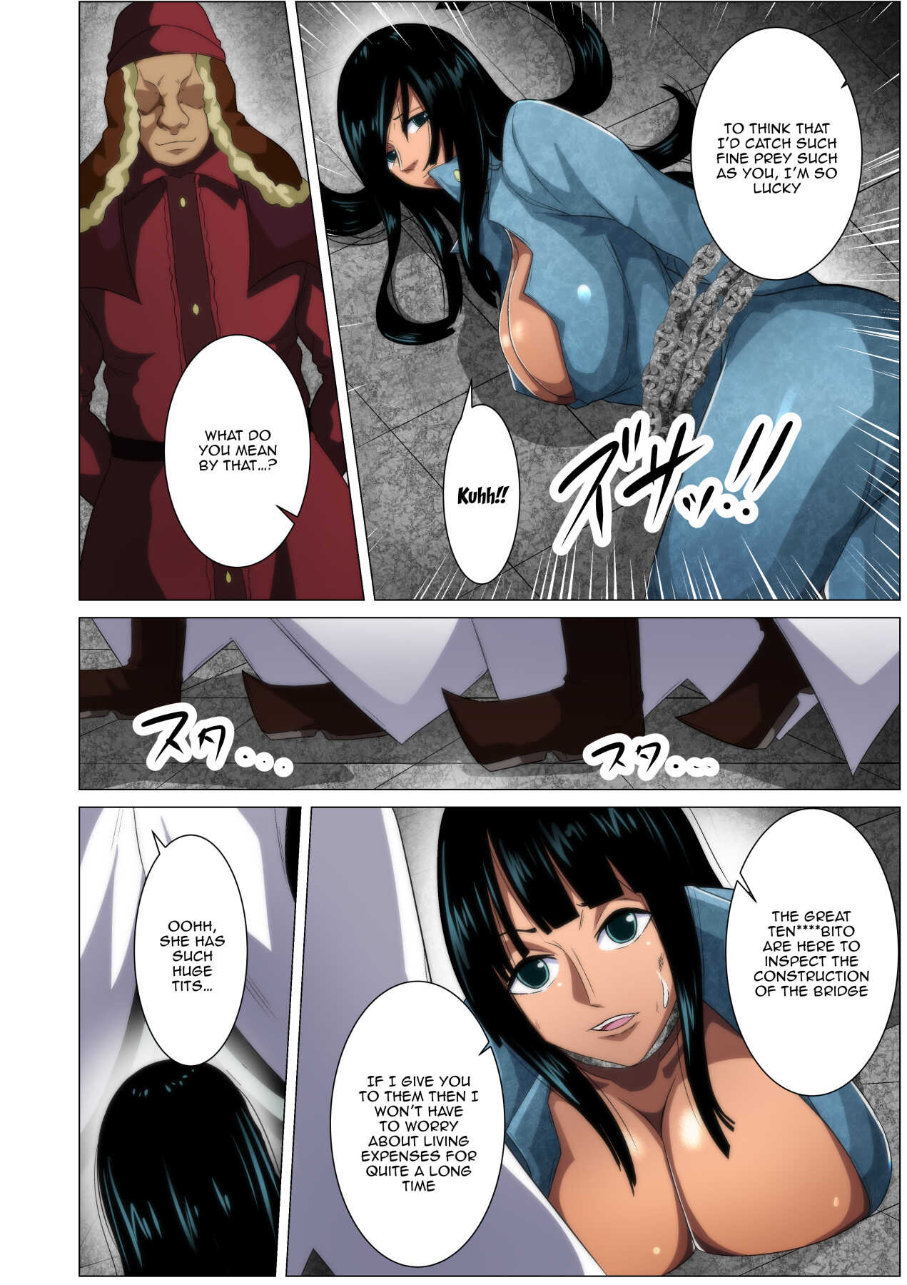 Torawareta Bakunyuu Kaizoku no Matsuro | The Fate Of The Captured Big Breasted Pirate page 4 full