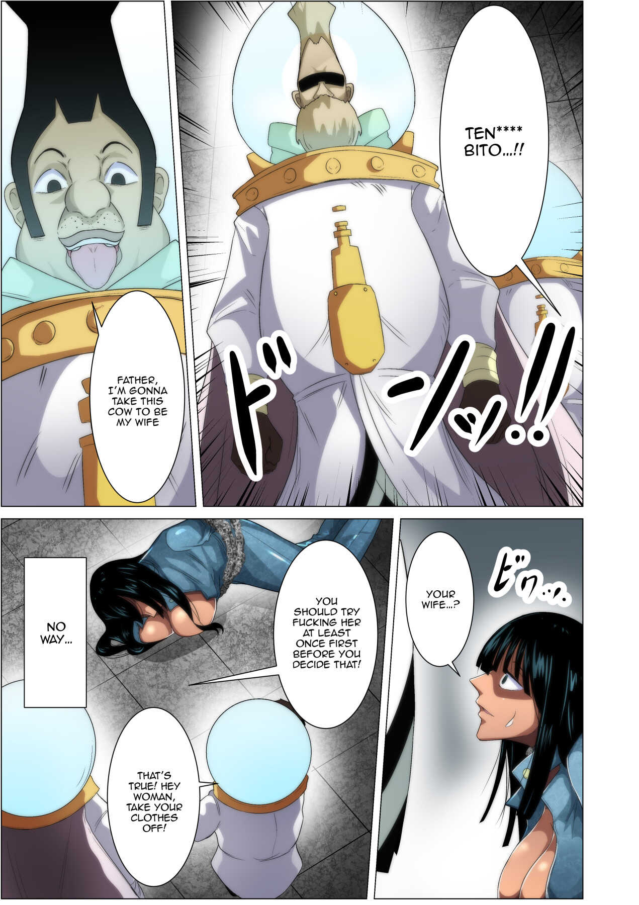 Torawareta Bakunyuu Kaizoku no Matsuro | The Fate Of The Captured Big Breasted Pirate page 5 full