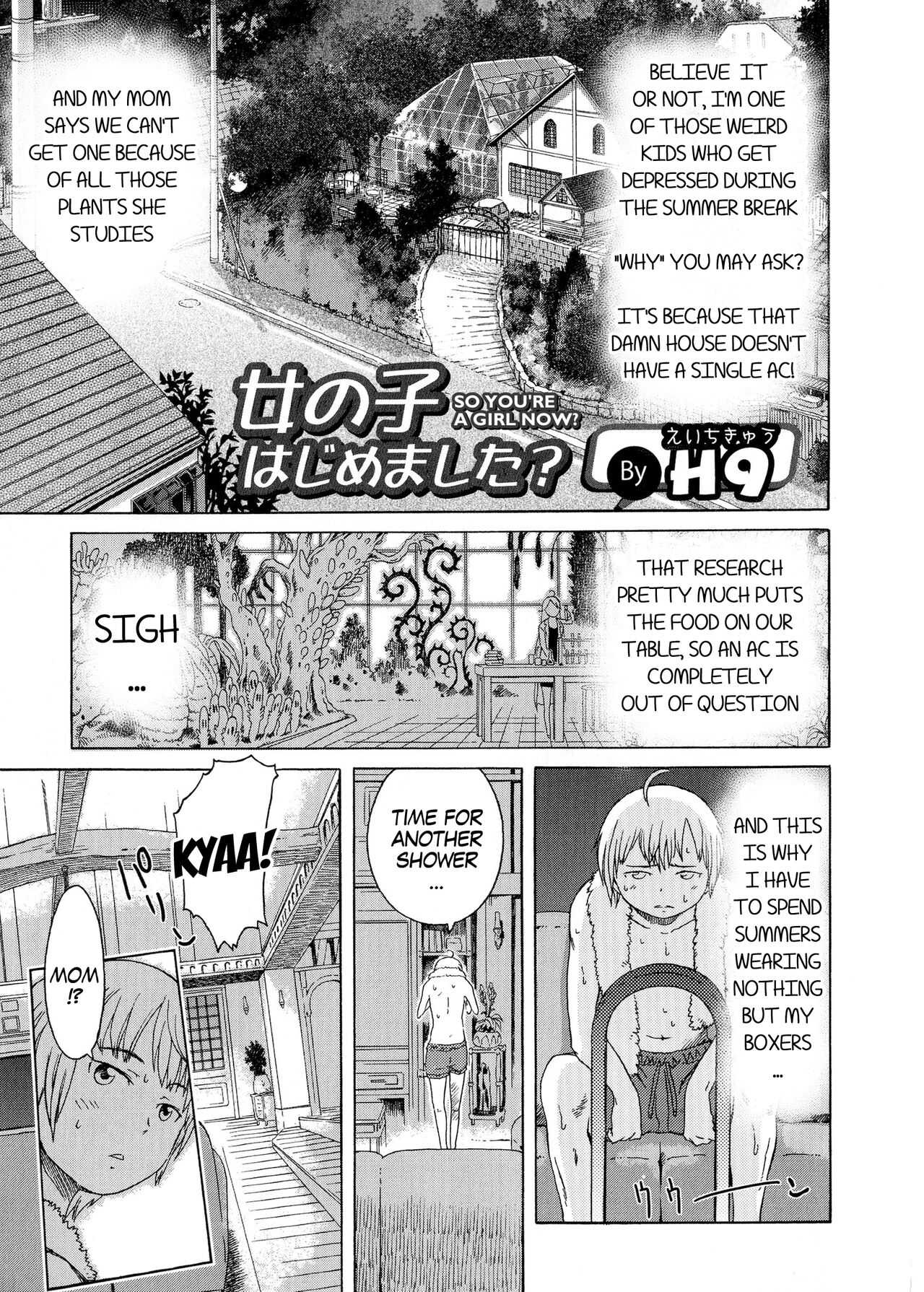 So You're a Girl Now? page 1 full