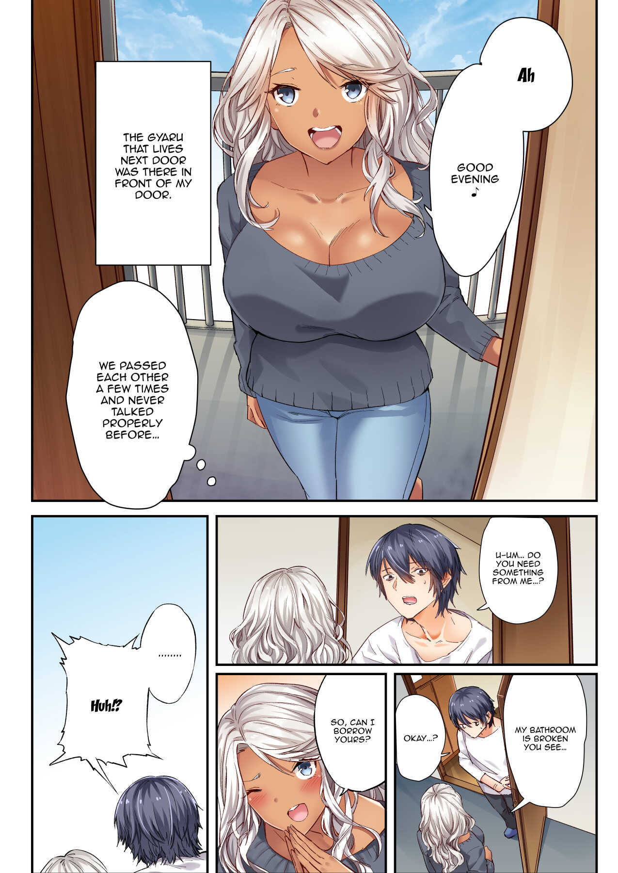 Tonari no Gal wa Mita Mama Sukebe de Igai to Yasashii | The Gal Next Door Looks Erotic But Is A Surprisingly Nice Person page 3 full