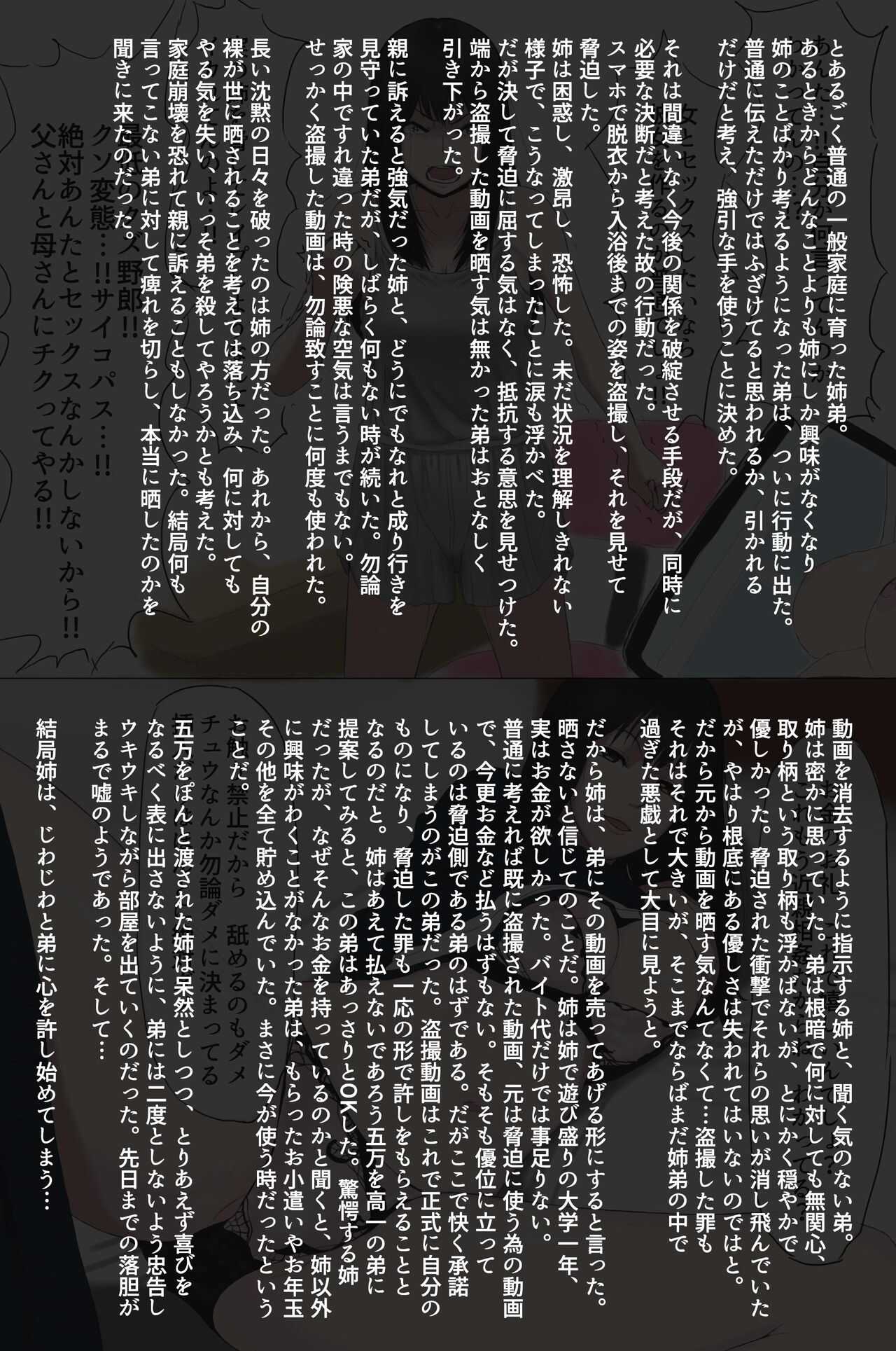 オリキャラ シチュ妄想 姉弟編 page 3 full