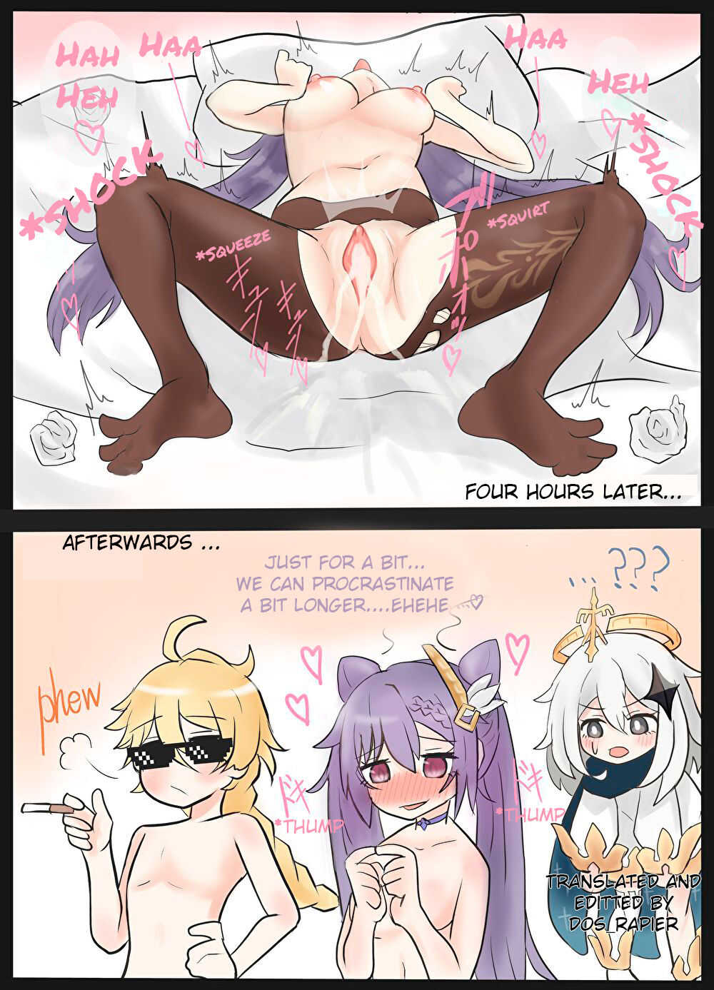 Genshin R18 Keqing-chan no Usui Hon page 4 full