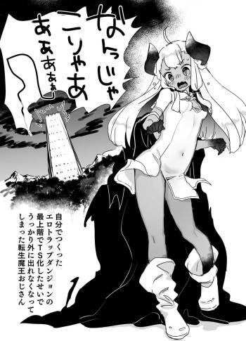 Jibun de Tsukutta Ero Trap Dungeon no Saijoukai de TS-ka Shita Sei de Ukkari Soto ni Derenaku Natte Shimatta Isekai Tensei Maou Oji-san cover