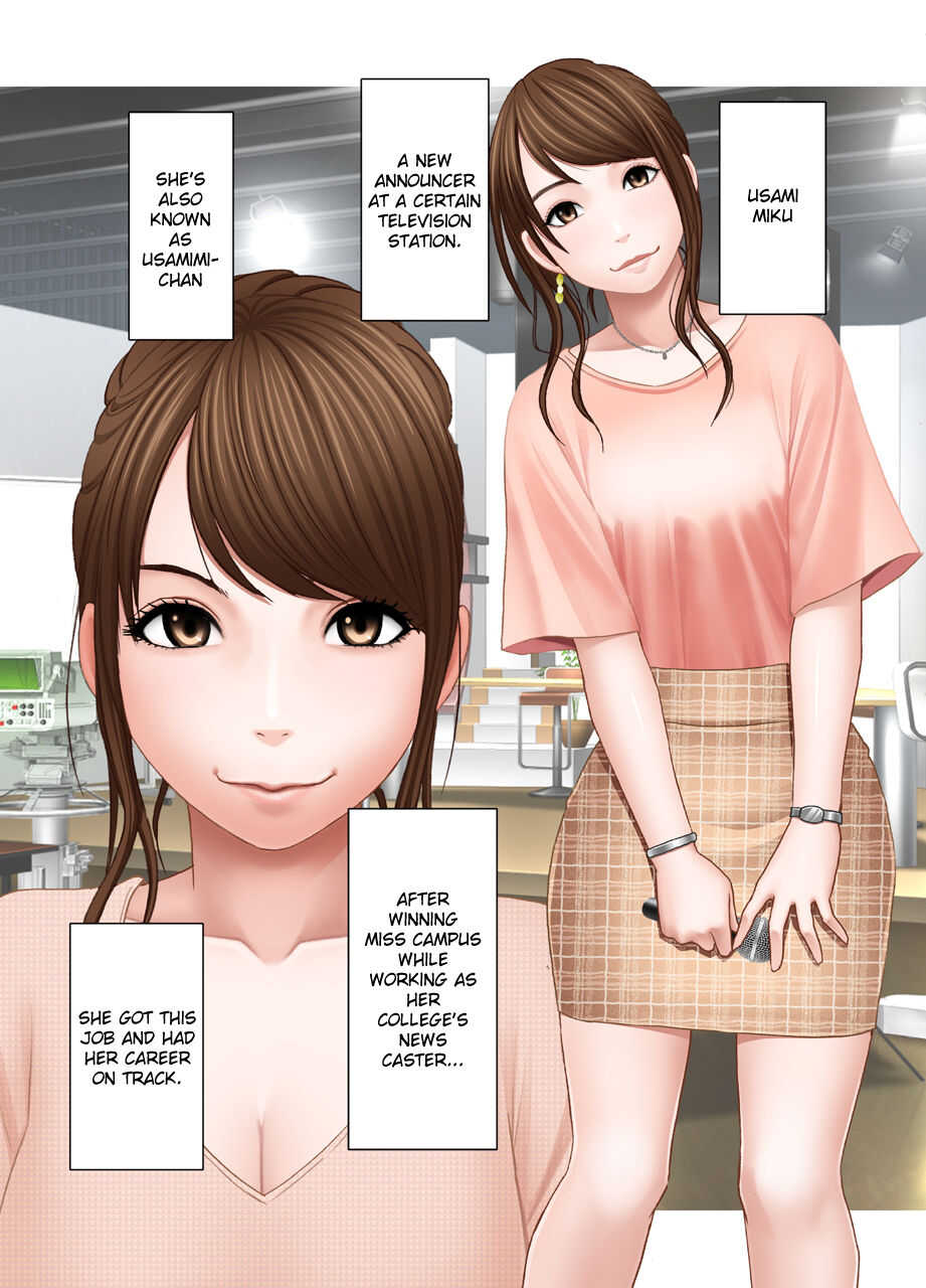 Ki ga Tsuyoi Joshi Announcer ga Kutsujoku ni Taerarenaku Naru made Les Ijime Hen | A Strong-willed Announcer Was Disgraced Until She Couldn't Endure page 1 full