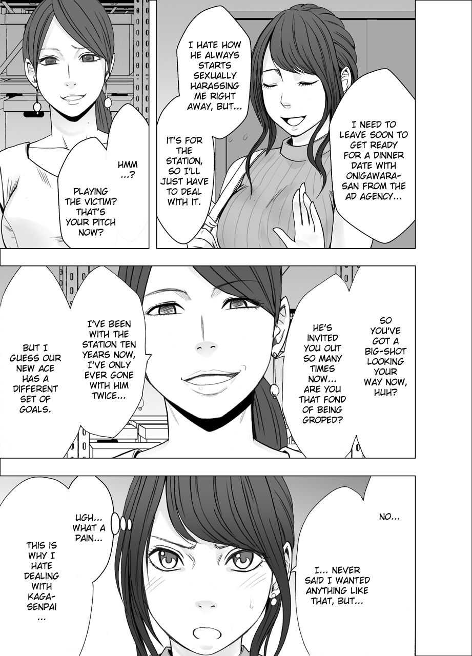 Ki ga Tsuyoi Joshi Announcer ga Kutsujoku ni Taerarenaku Naru made Les Ijime Hen | A Strong-willed Announcer Was Disgraced Until She Couldn't Endure page 8 full