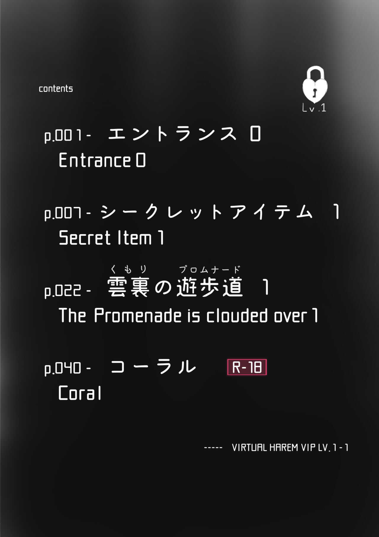 バーチャルハーレムVIP Lv.1-1 page 8 full