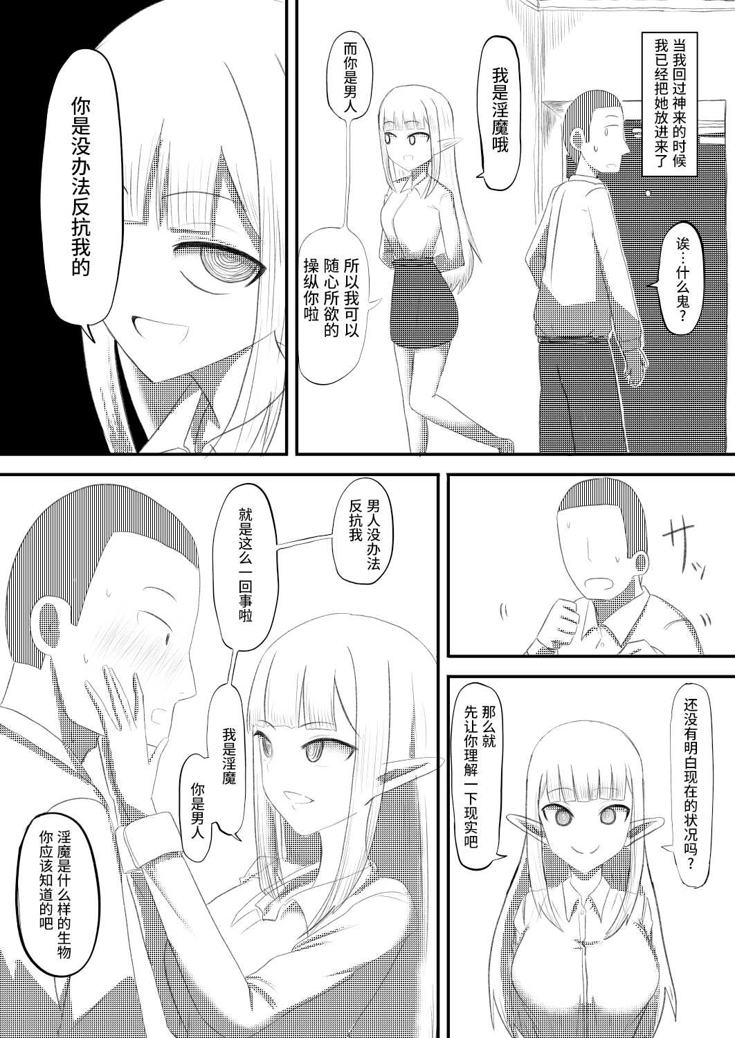 Ore ga Succubus ni Natte Mesu Ochi suru Hanashi page 4 full