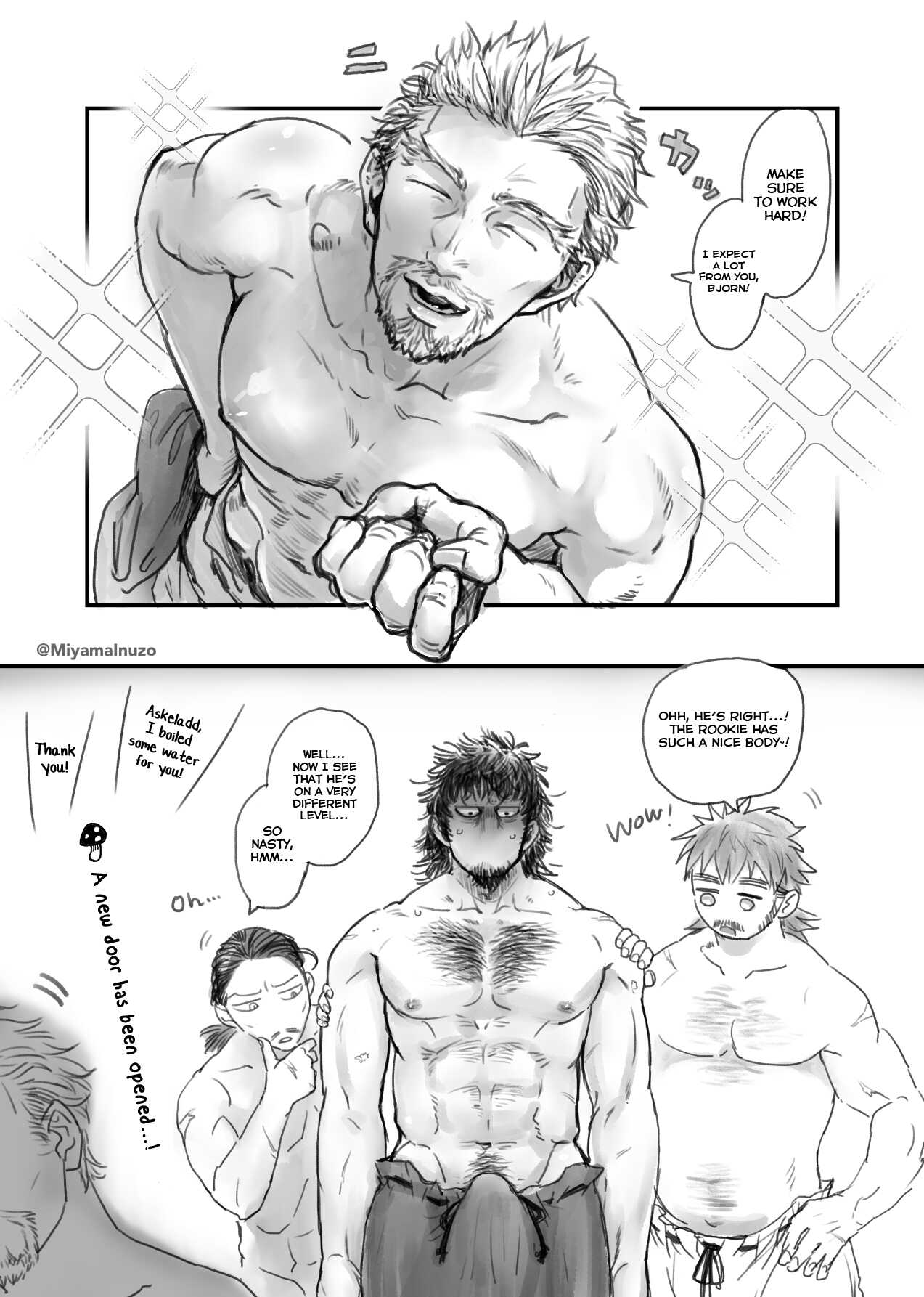 Bjorn x Askeladd Doujinshi page 4 full