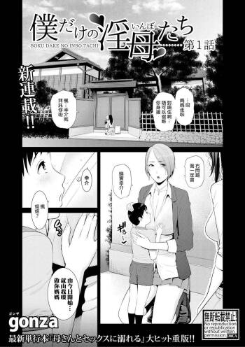 Boku dake no Inbo-tachi | 只屬於我的淫母們 Ch. 1-2 cover