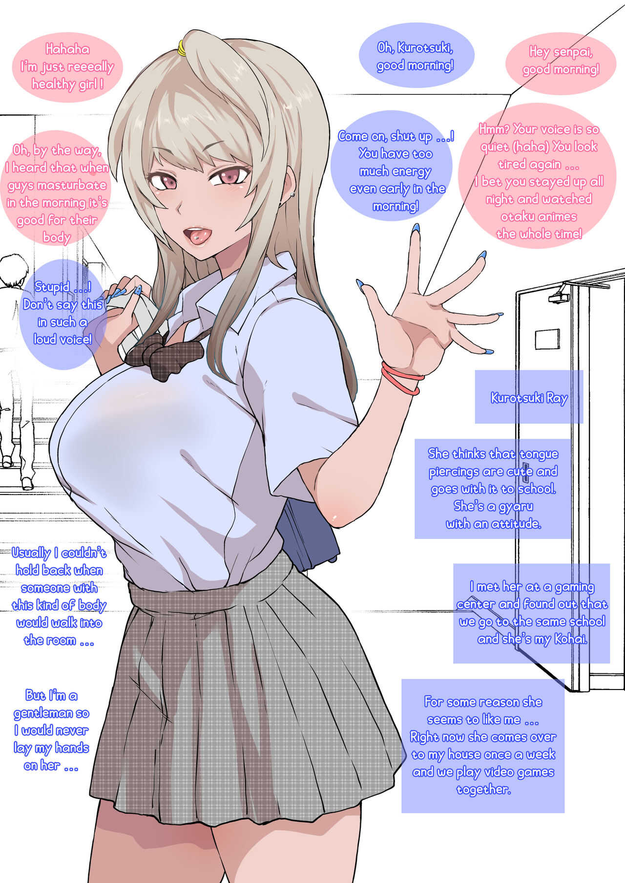 Otaku no Boku to Iikanjidatta Kuro Gyaru Kouhai wo Netorareru Mini page 1 full