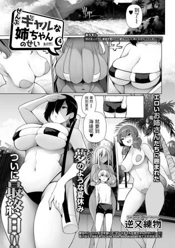 Zenbu Gal na Nee-chan no Sei 4 cover