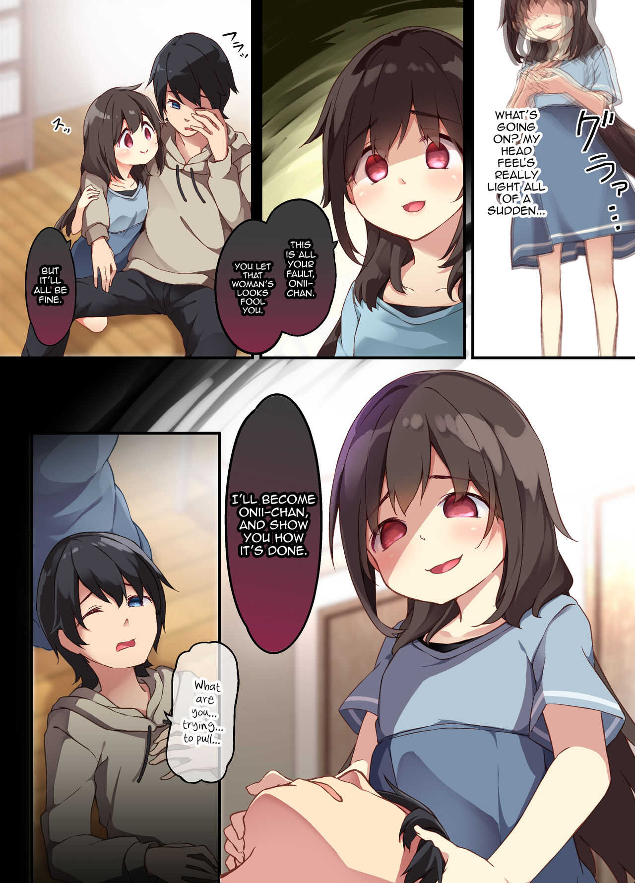 A Yandere Little Sister Wants to Be Impregnated by Her Big Brother, So She  Switches Bodies With Him and They Have Baby-Making Sex Page 8 - AsmHentai