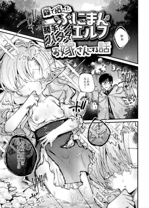 Mori de Hirotta Puniman Erufu Katte ni Hamete Oyomesan nisuru Hanashi page 3 full