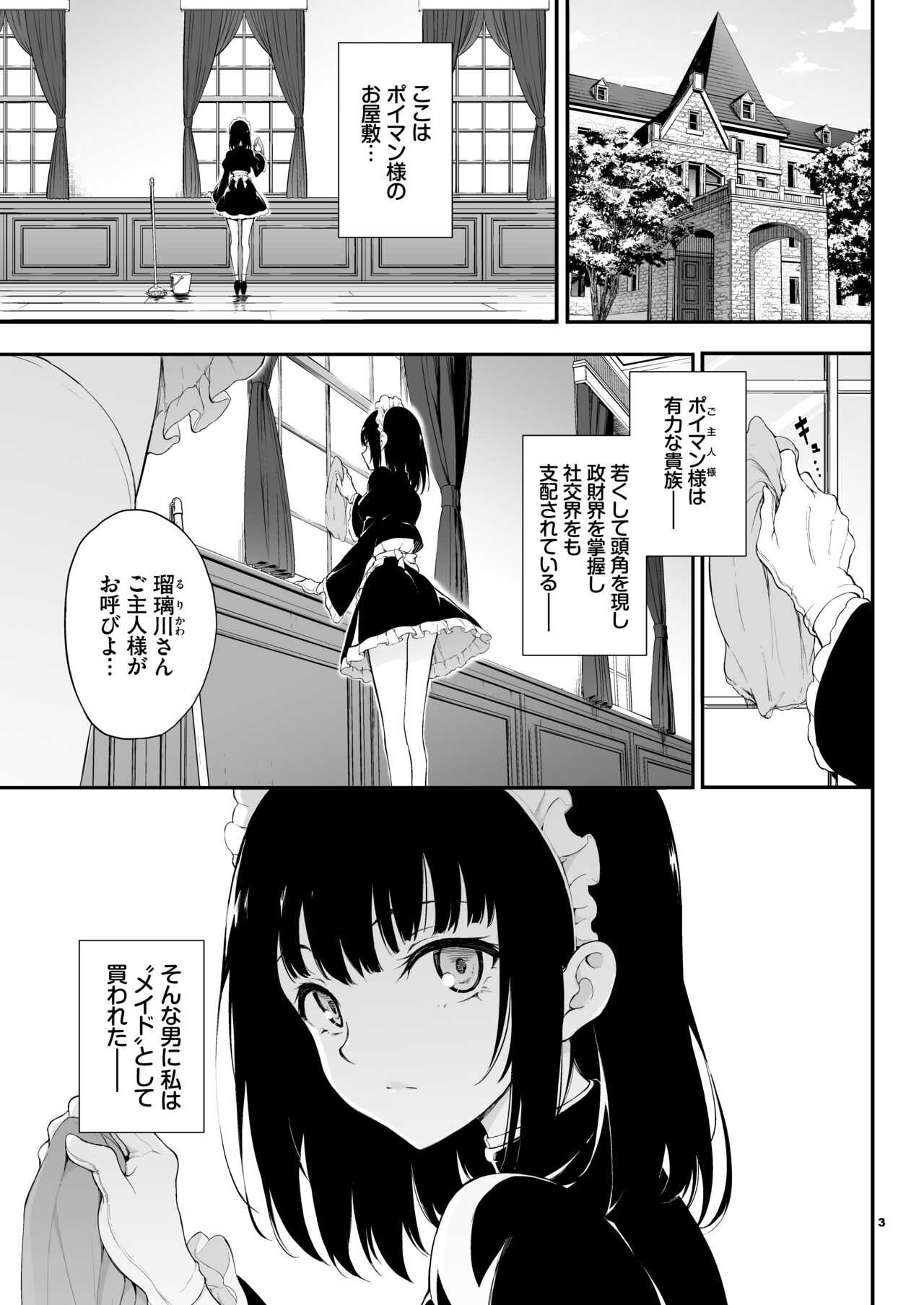 Maid Kyouiku.  -Botsuraku Kizoku Rurikawa Tsubaki- page 2 full