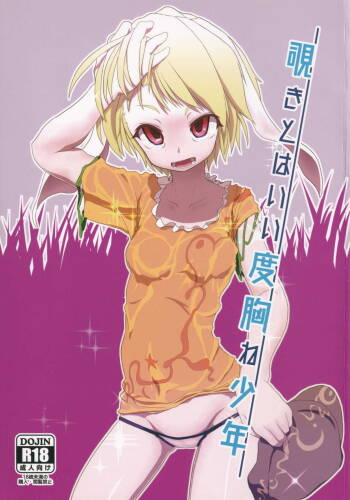 Nozoki to wa Ii Dokyou ne Shounen cover