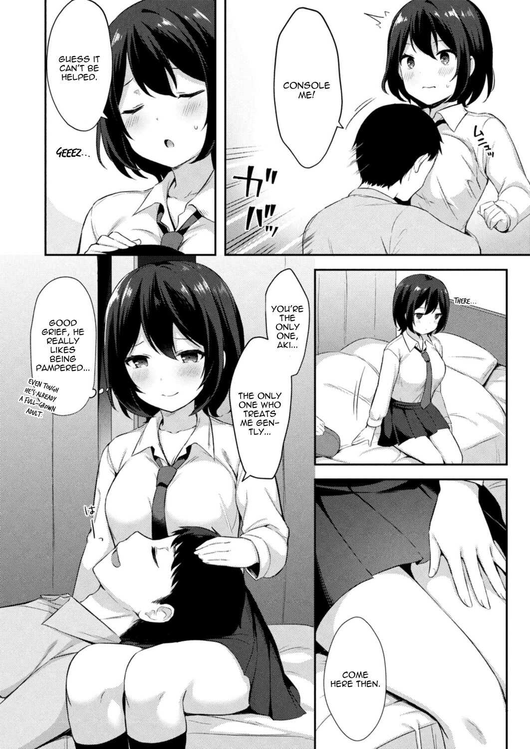 Yuuwaku Imouto #6 Onii-chan Dakara Kotowarenai! | Little Sister Temptation #6 I Can't Say No to Him Because He's My Brother! page 2 full