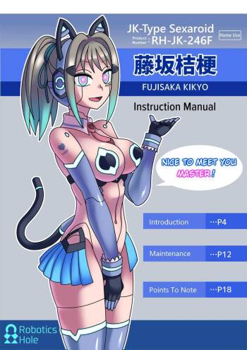 Cool Bishoujo Remodeling Ch8・Cool Bishoujo Remodeling・"Fujisaka Kikyo" Instruction Manual cover