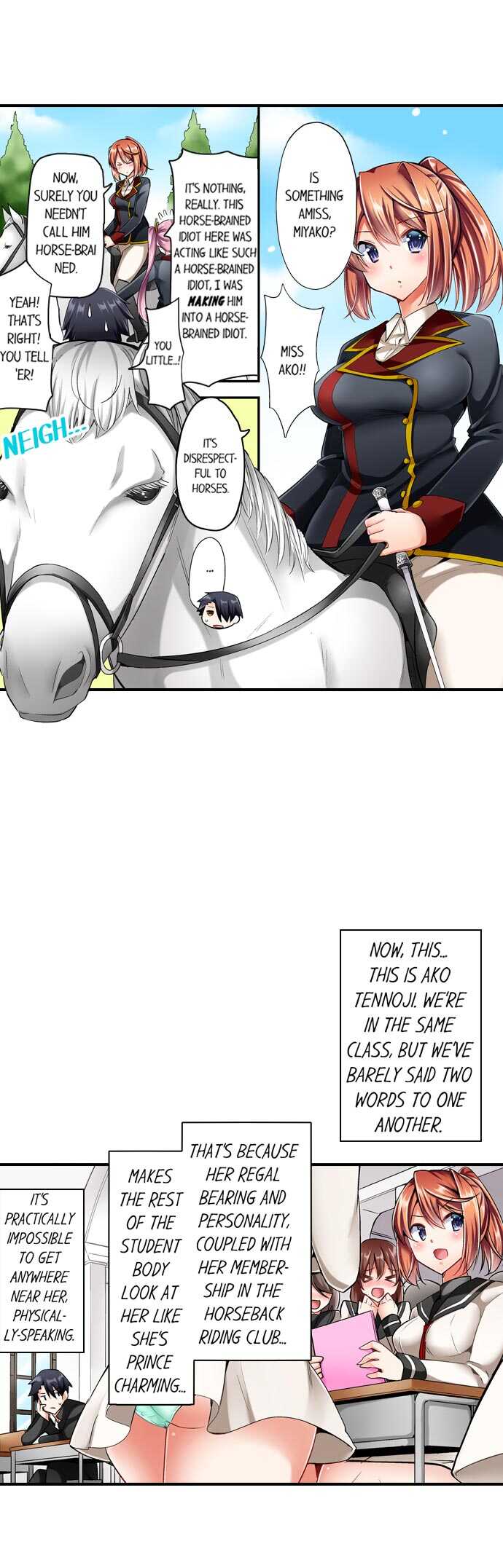 Cowgirl’s Riding-Position Makes Me Cum | Jouba Joshi ni Kijouraretai tsu! Ch. 1-4 page 6 full