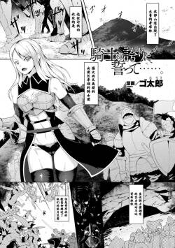 [Gotarou]  Kishi no Hokori ni Chikatte…….  (Kukkoro Heroines Vol. 10) [Chinese] [紫苑汉化组] [Digital]