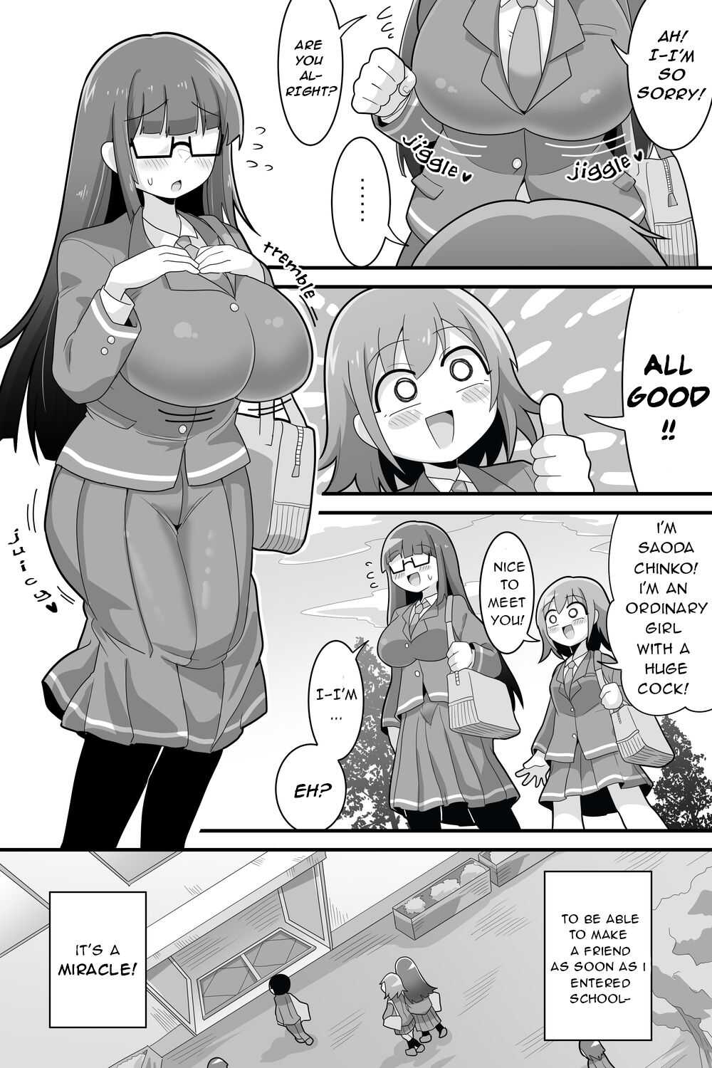 Futanari Dekachin School Life page 2 full