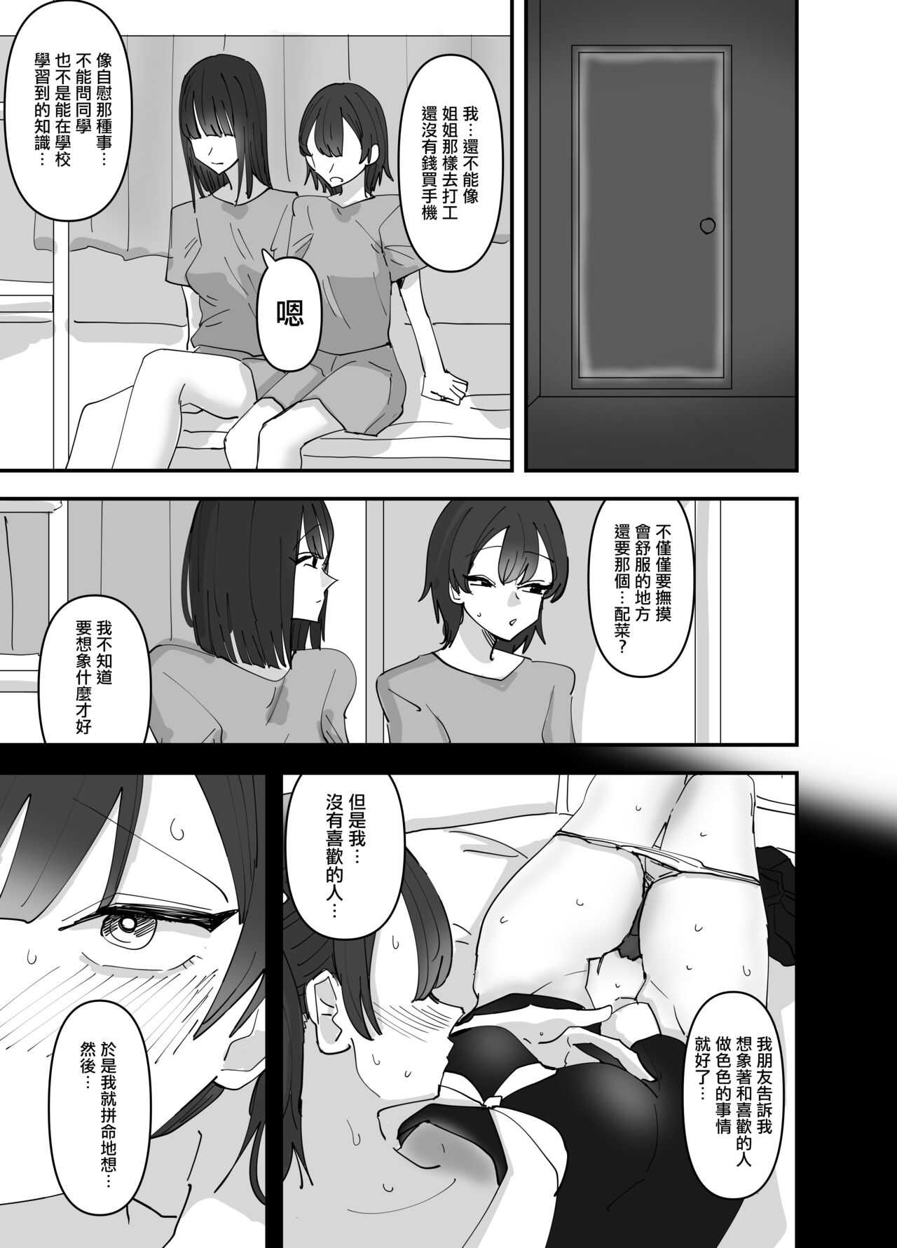 Imouto ga Watashi o Okazu ni Shitate Onanie o Shite ita Hanashi | 妹妹曾經把我當做配菜用來自慰的故事 page 10 full