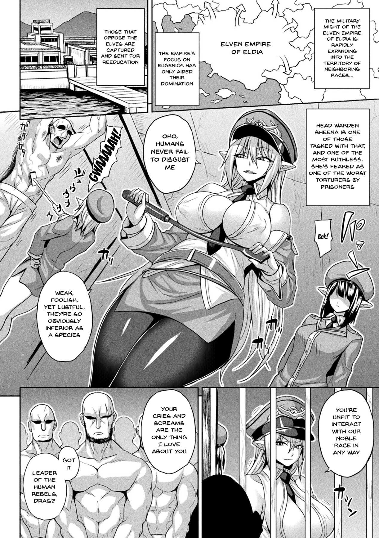 Kangoku Rettou Zenpen | The Woman Who's Fallen Into Being a Slut In Defeat page 5 full