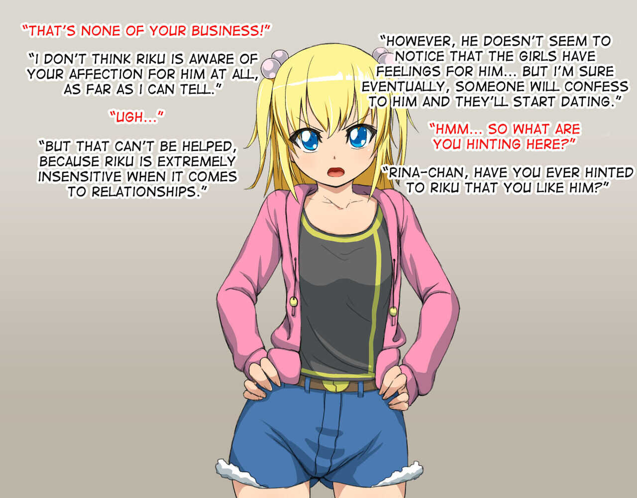 Rina to Riku to Tagosaku page 8 full