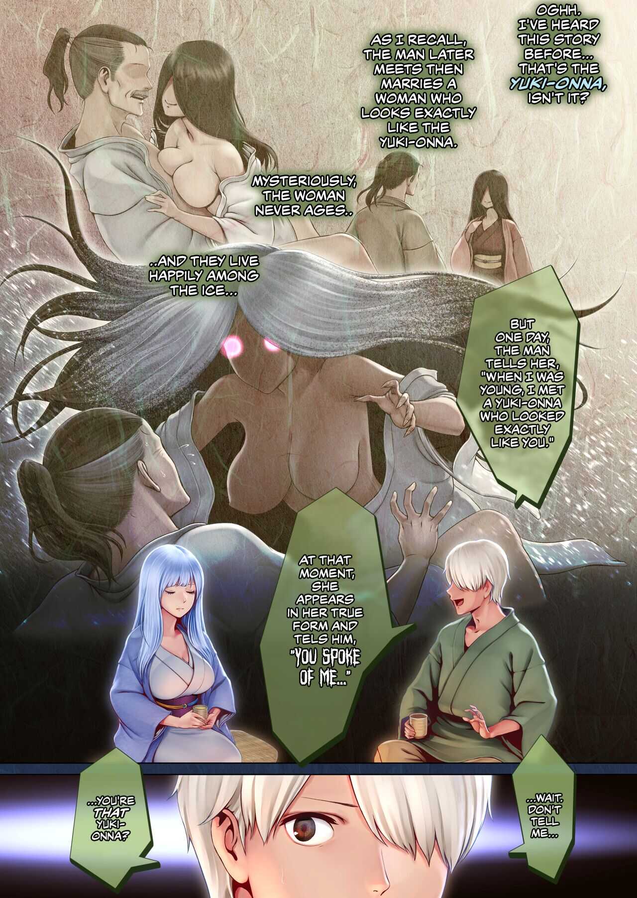 Yotogi no Yukionna Setsu ~Atatamenai to, Koorimasu~ | Setsu, the Yuki-onna of the Night ~Warm Her Up Lest She Freeze~ page 7 full